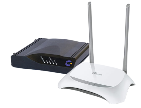 Calix 716GE-I ONT и TP-Link TL-WR840N